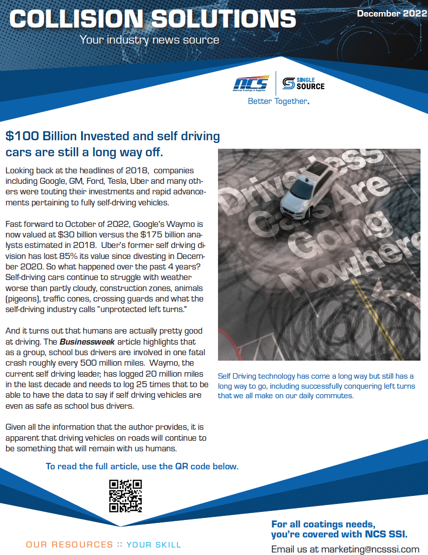 Collision Solutions December 2022
